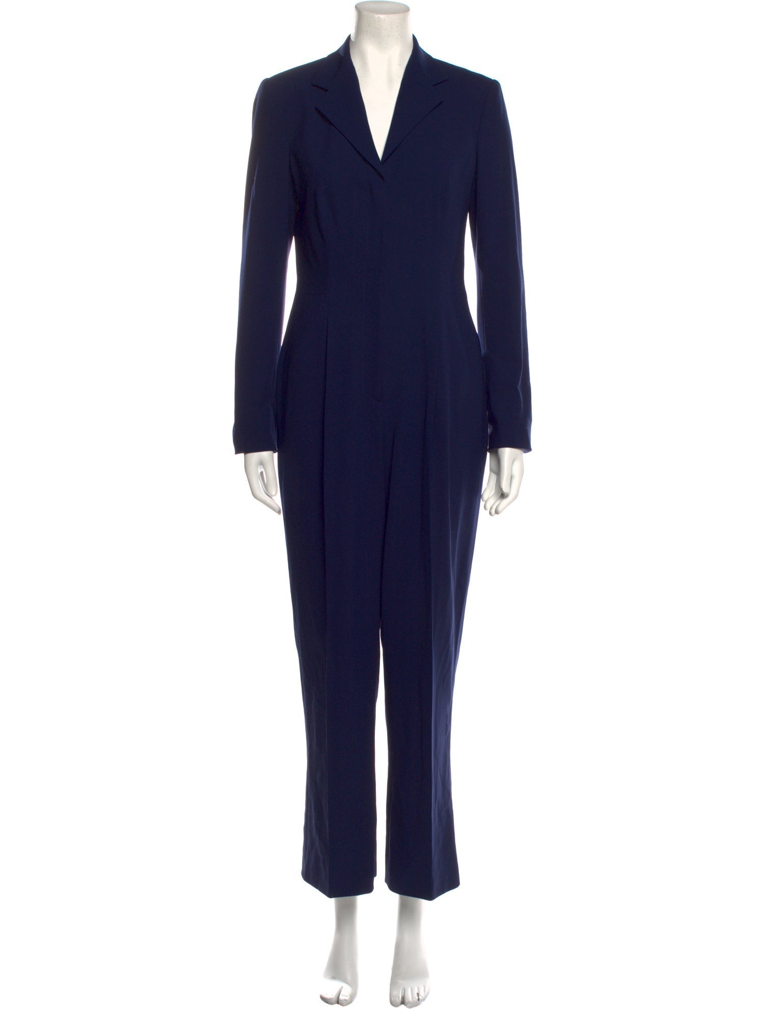 Ralph Lauren Collection Wool V-Neck Jumpsuit