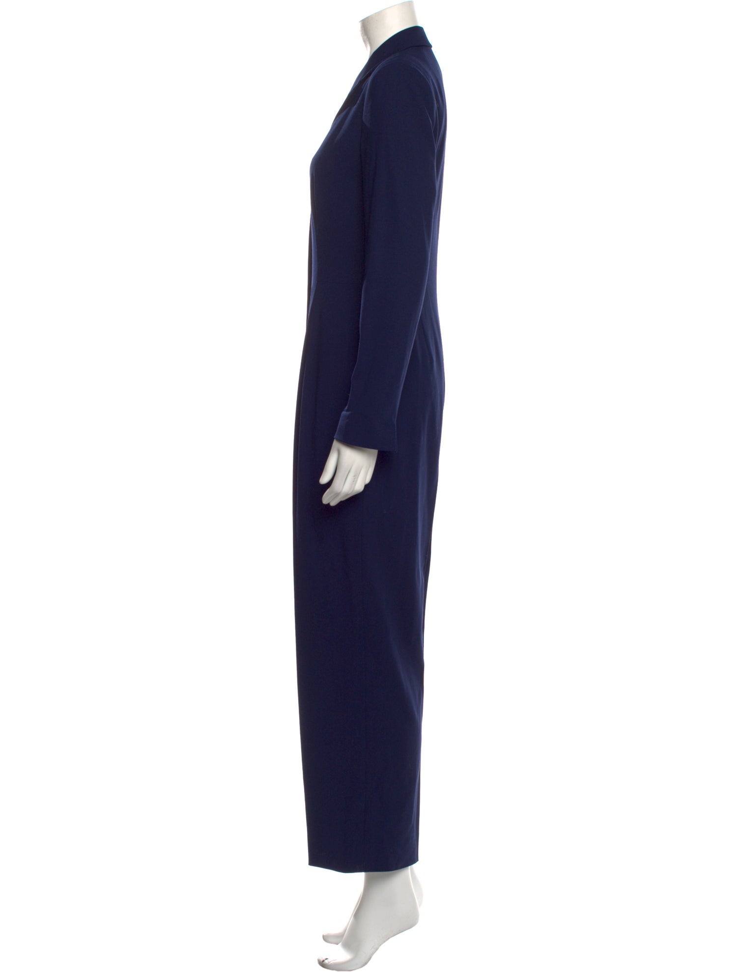 Ralph Lauren Collection Wool V-Neck Jumpsuit