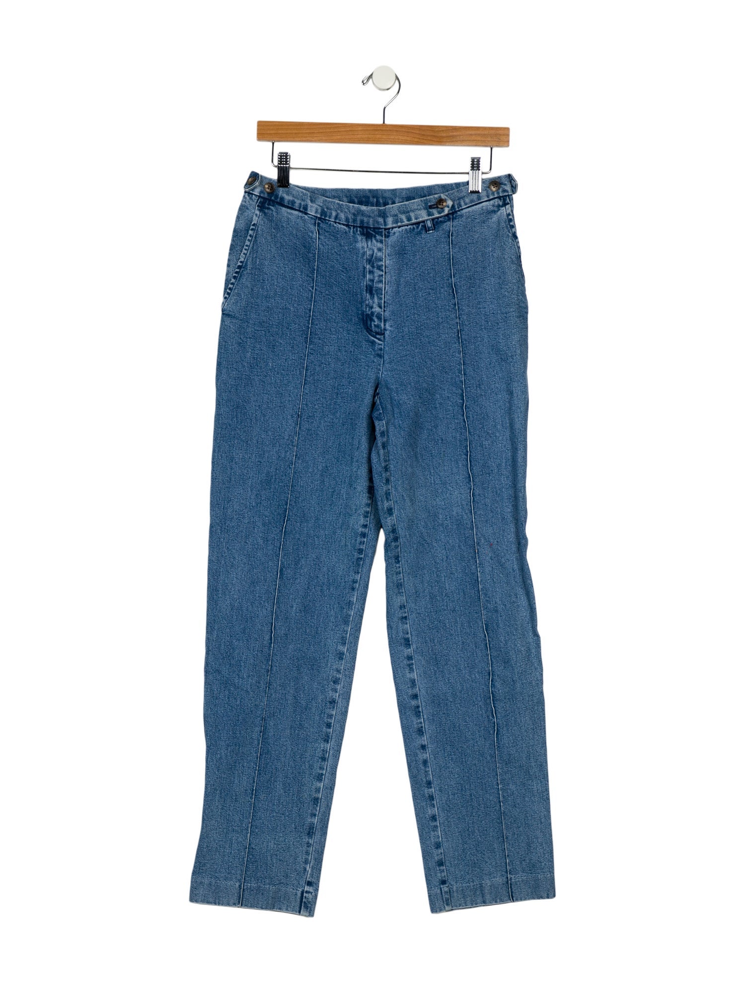 Ralph Lauren Collection Mid-Rise Straight Leg Jeans