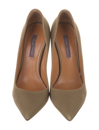 Ralph Lauren Collection Canvas Pumps