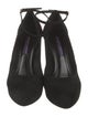 Ralph Lauren Collection Suede Embroidered Accent Pumps