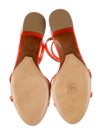 Ralph Lauren Collection Python Sandals