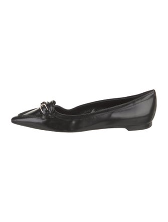 Ralph Lauren Collection Leather Ballet Flats