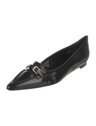 Ralph Lauren Collection Leather Ballet Flats