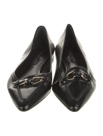Ralph Lauren Collection Leather Ballet Flats