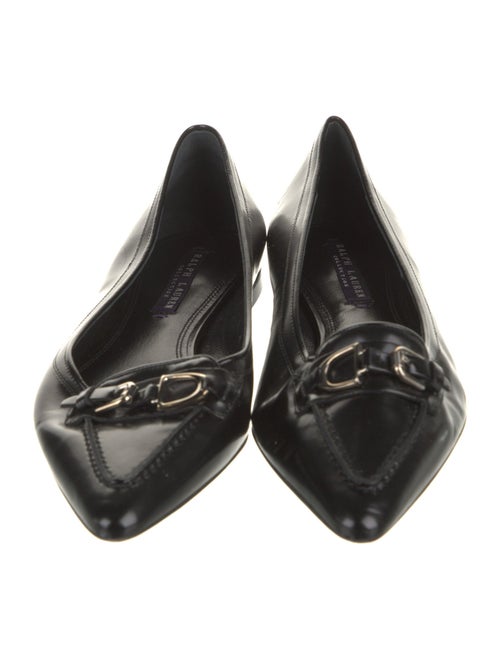 Ralph Lauren Collection Leather Ballet Flats
