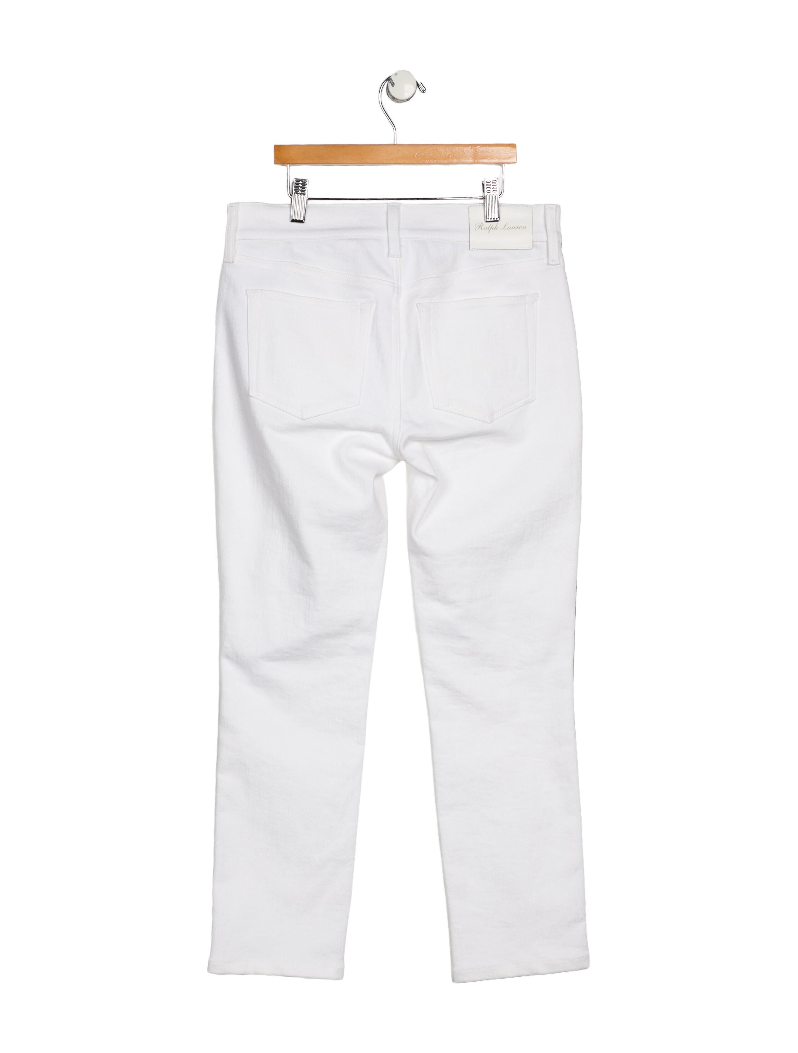 Ralph Lauren Collection Mid-Rise Straight Leg Jeans