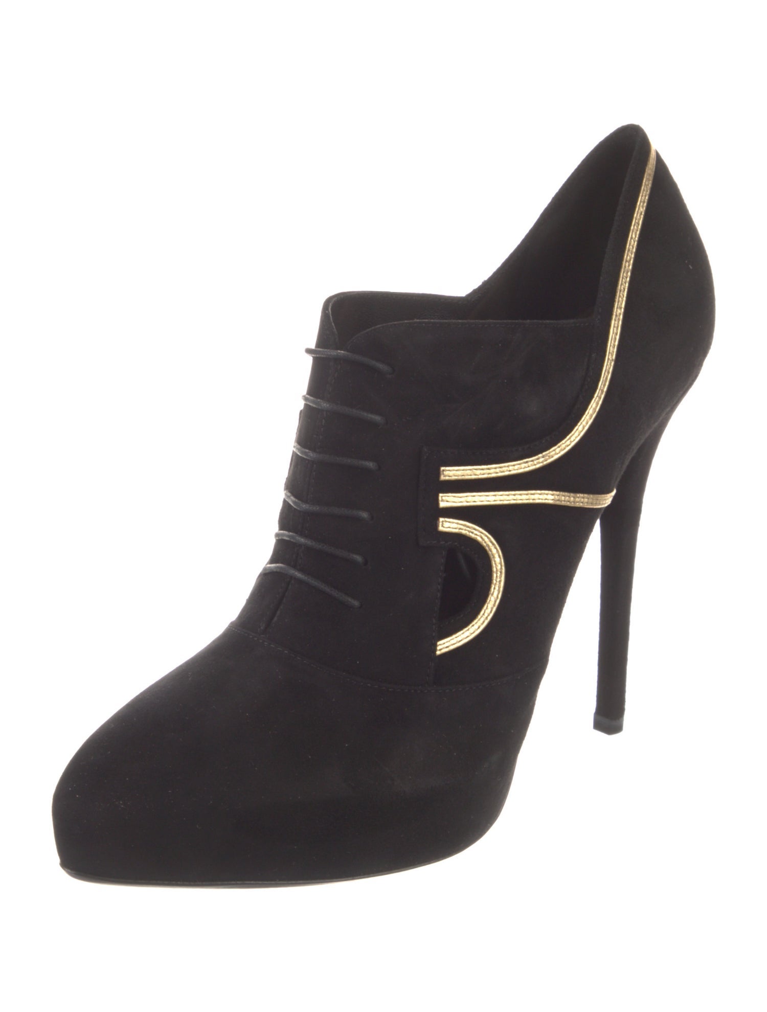 Ralph Lauren Collection Suede Lace-Up Boots