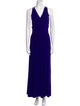 Ralph Lauren Collection V-Neck Long Dress
