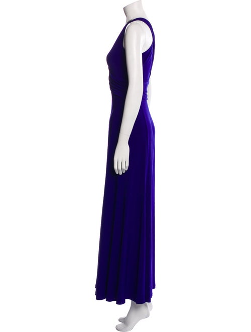 Ralph Lauren Collection V-Neck Long Dress