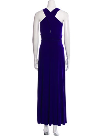 Ralph Lauren Collection V-Neck Long Dress