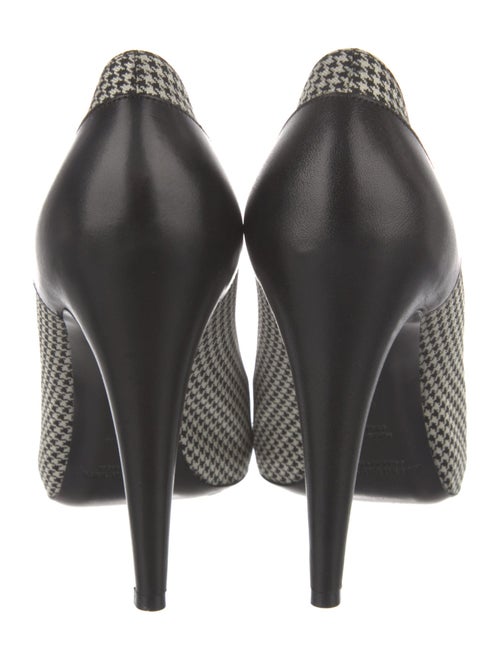 Ralph Lauren Collection Leather Houndstooth Print Pumps