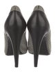 Ralph Lauren Collection Leather Houndstooth Print Pumps