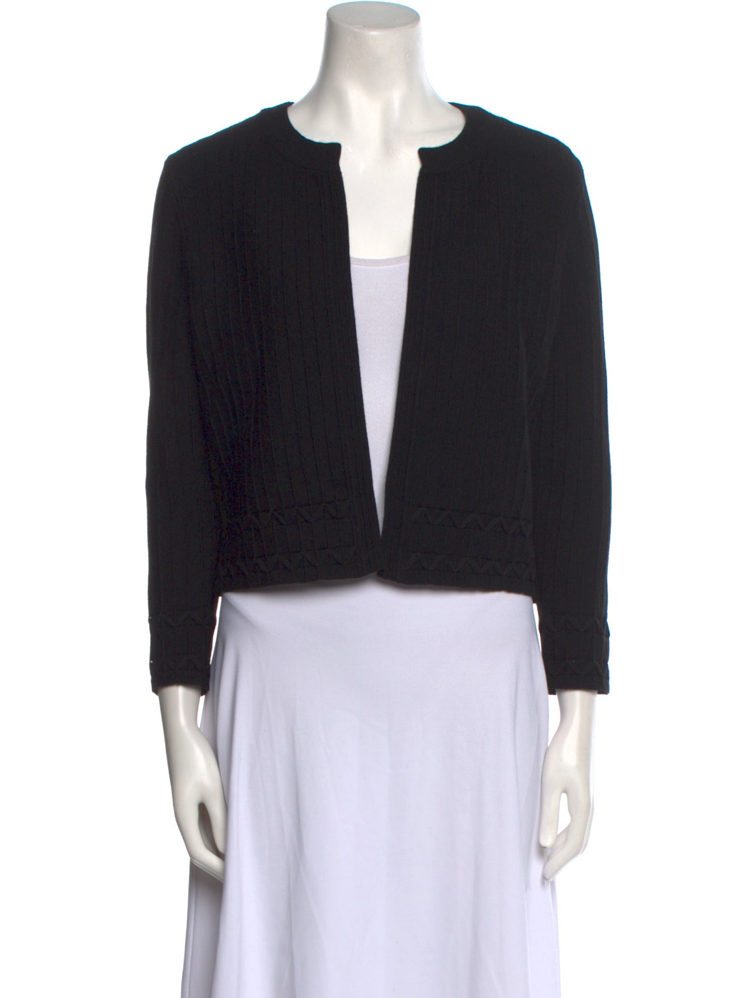 Ralph Lauren Collection Merino Wool Open Front Sweater