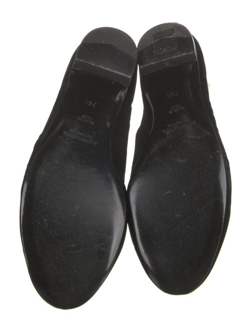 Ralph Lauren Collection Velvet Embroidered Accent Flats