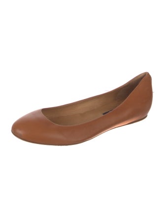 Ralph Lauren Collection Leather Ballet Flats