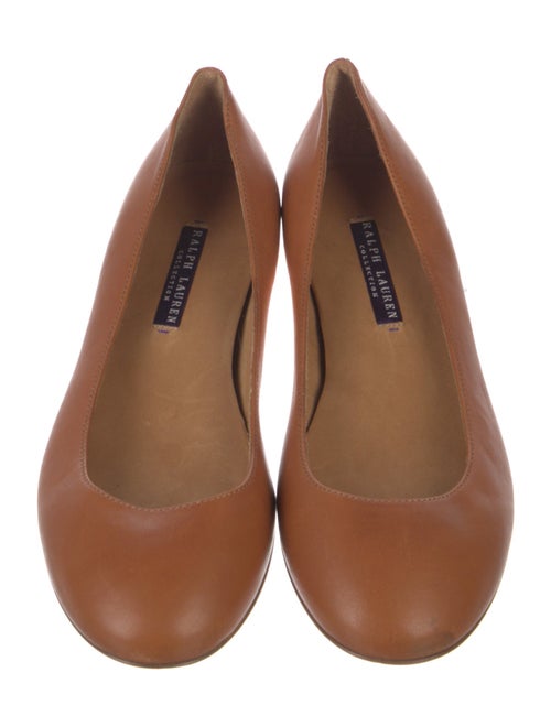 Ralph Lauren Collection Leather Ballet Flats