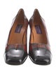 Ralph Lauren Collection Patent Leather Printed Pumps
