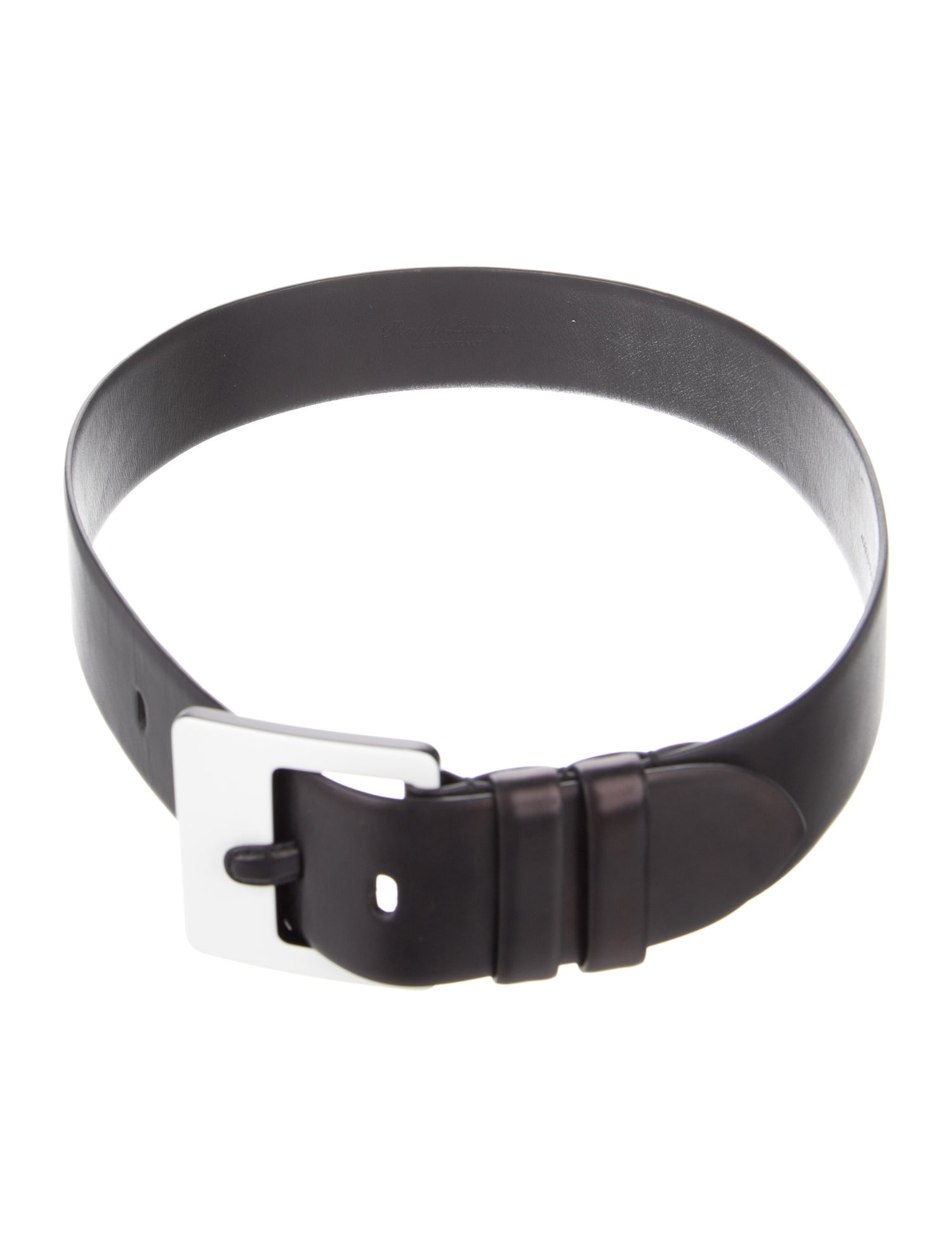 Ralph Lauren Collection Wide Leather Waist Belt