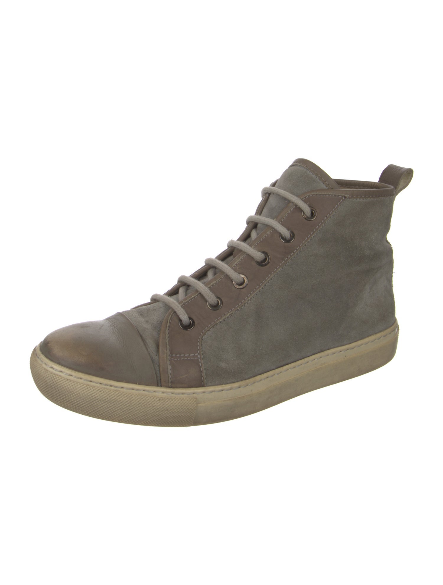 Ralph Lauren Collection Suede High Top Sneakers