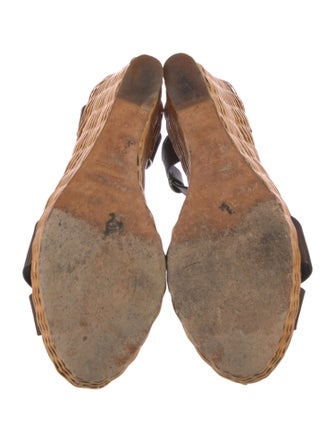 Ralph Lauren Collection Leather Slingback Sandals