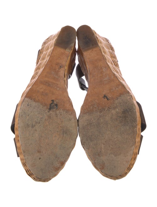 Ralph Lauren Collection Leather Slingback Sandals