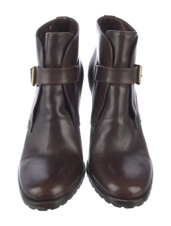 Ralph Lauren Collection Leather Printed Boots