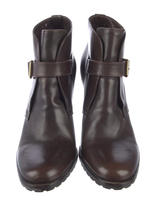 Ralph Lauren Collection Leather Printed Boots