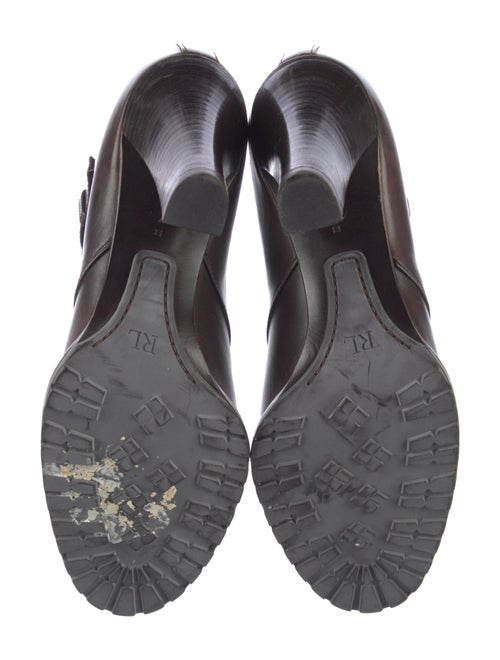 Ralph Lauren Collection Leather Printed Boots