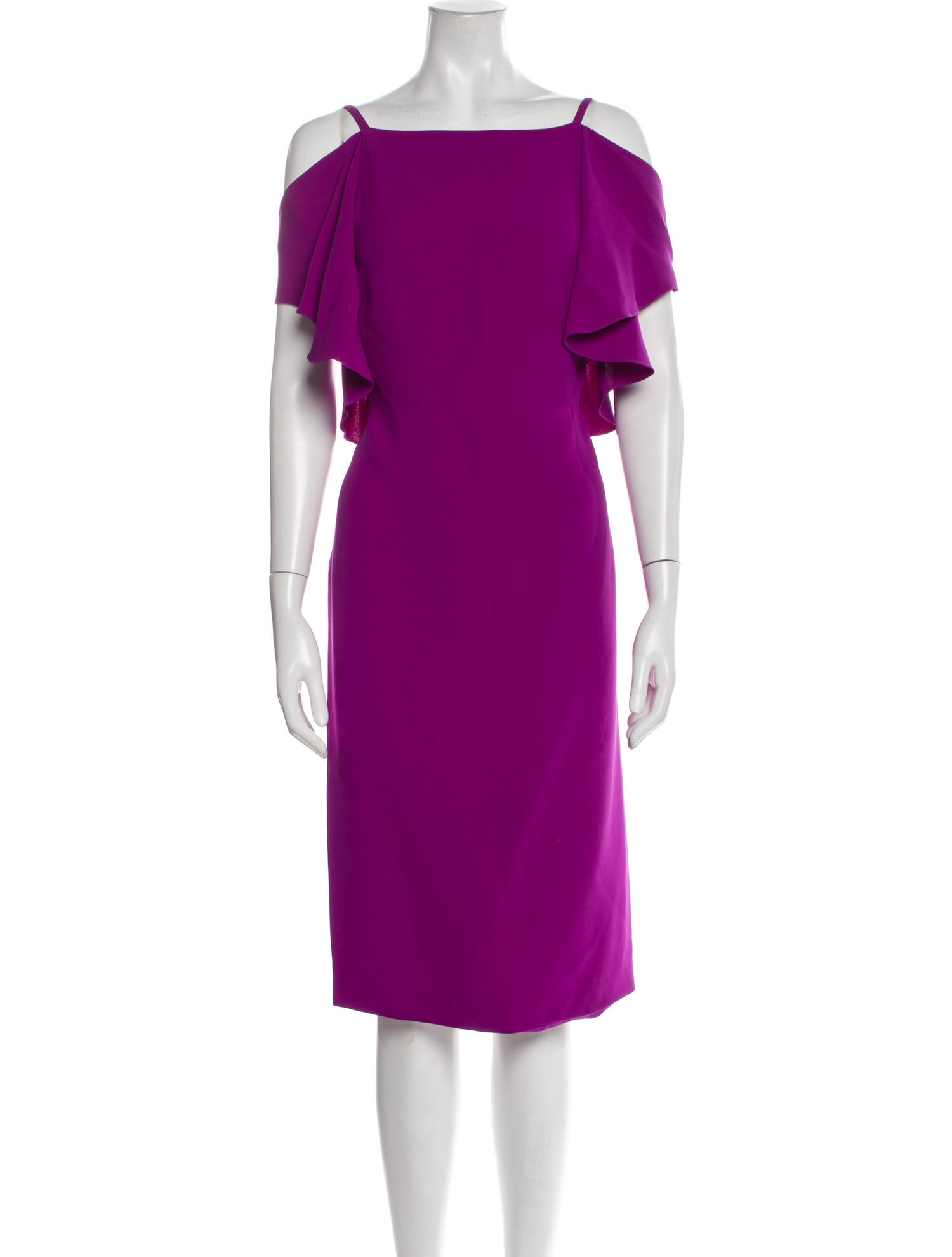 Ralph Lauren Collection Silk Knee-Length Dress