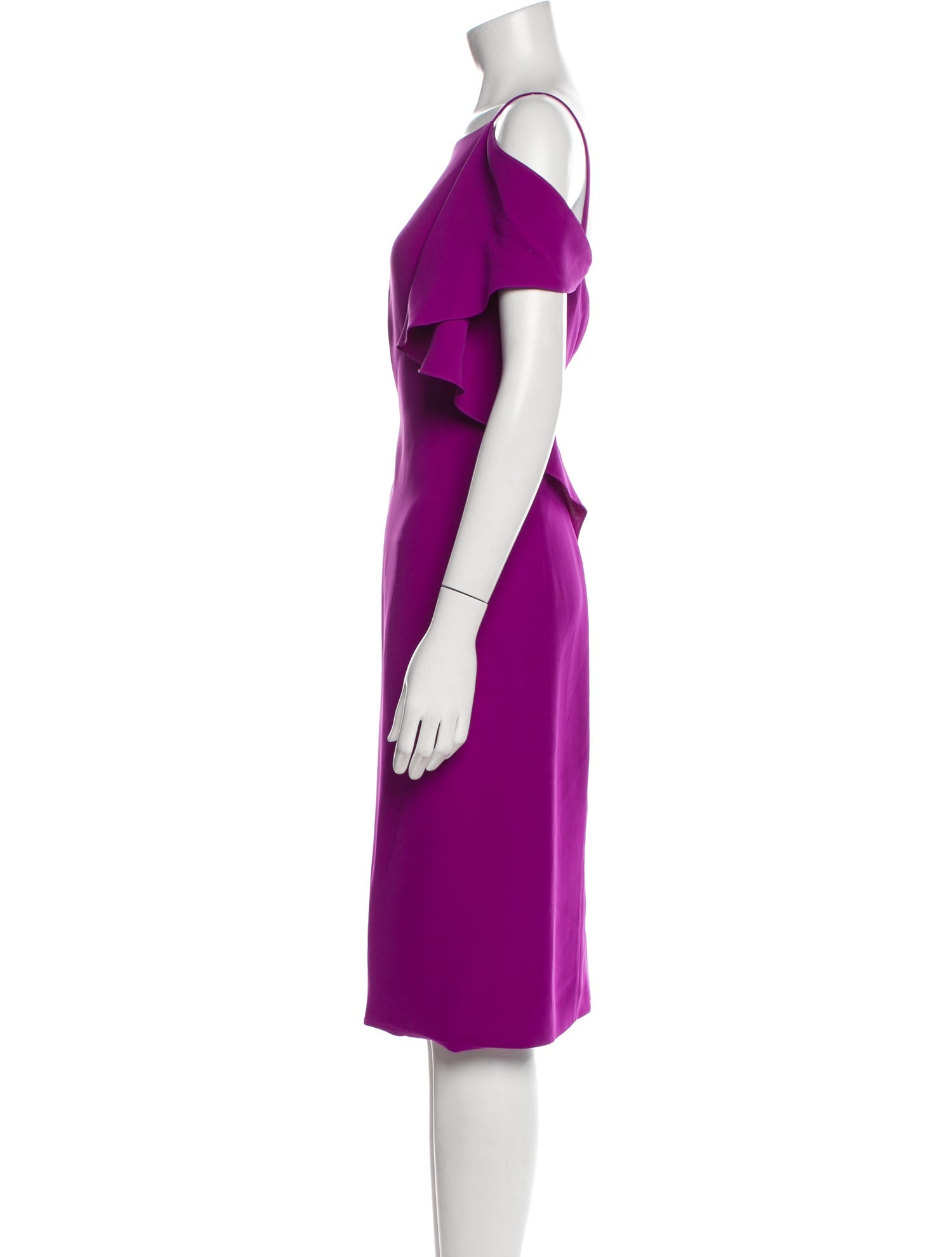 Ralph Lauren Collection Silk Knee-Length Dress