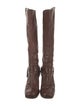 Ralph Lauren Collection Leather Studded Accents Riding Boots