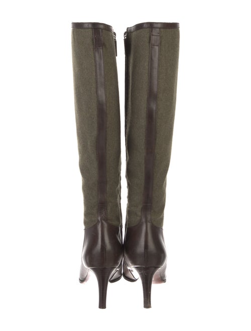 Ralph Lauren Collection Suede Leather Trim Embellishment Boots