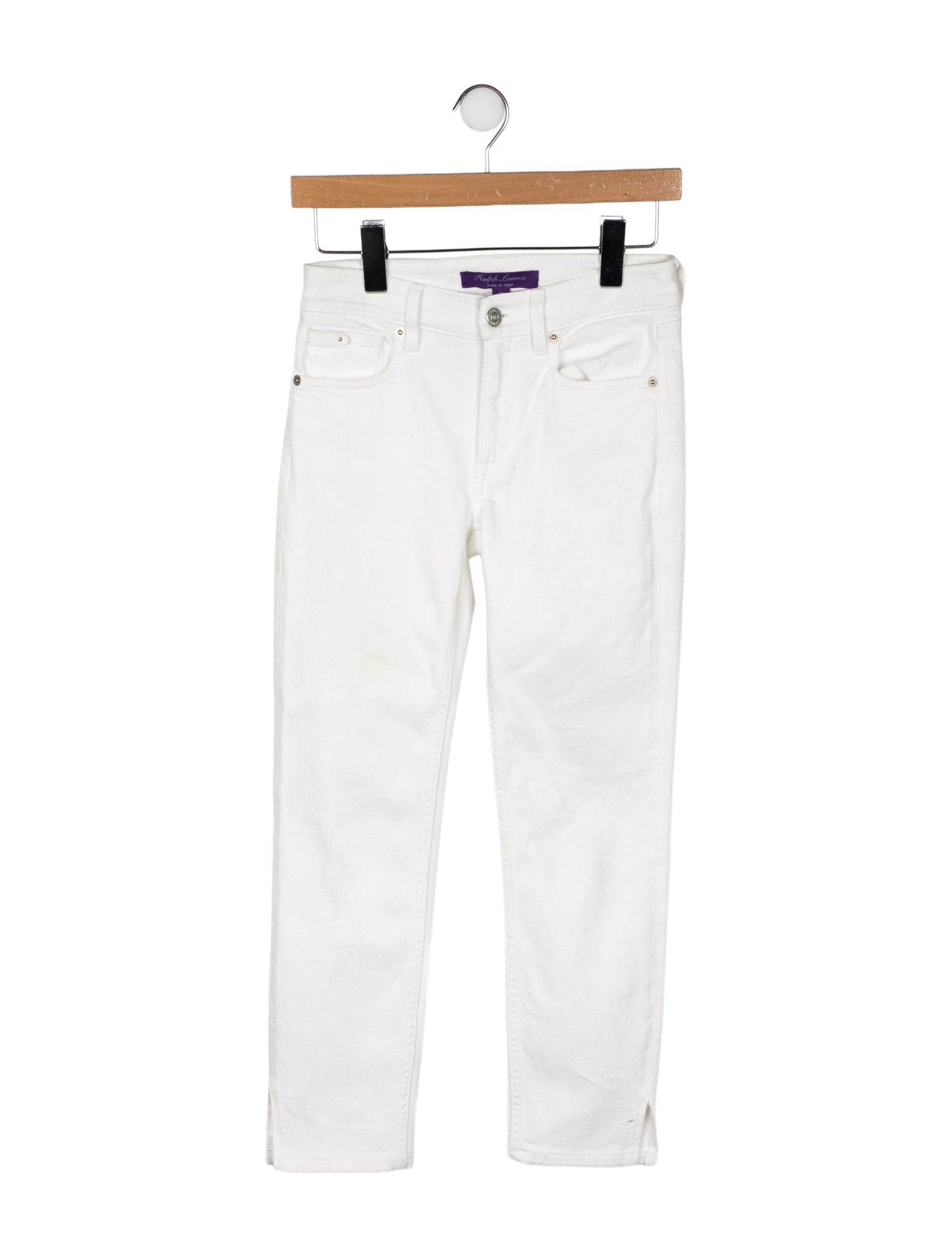 Ralph Lauren Collection Mid-Rise Straight Leg Jeans