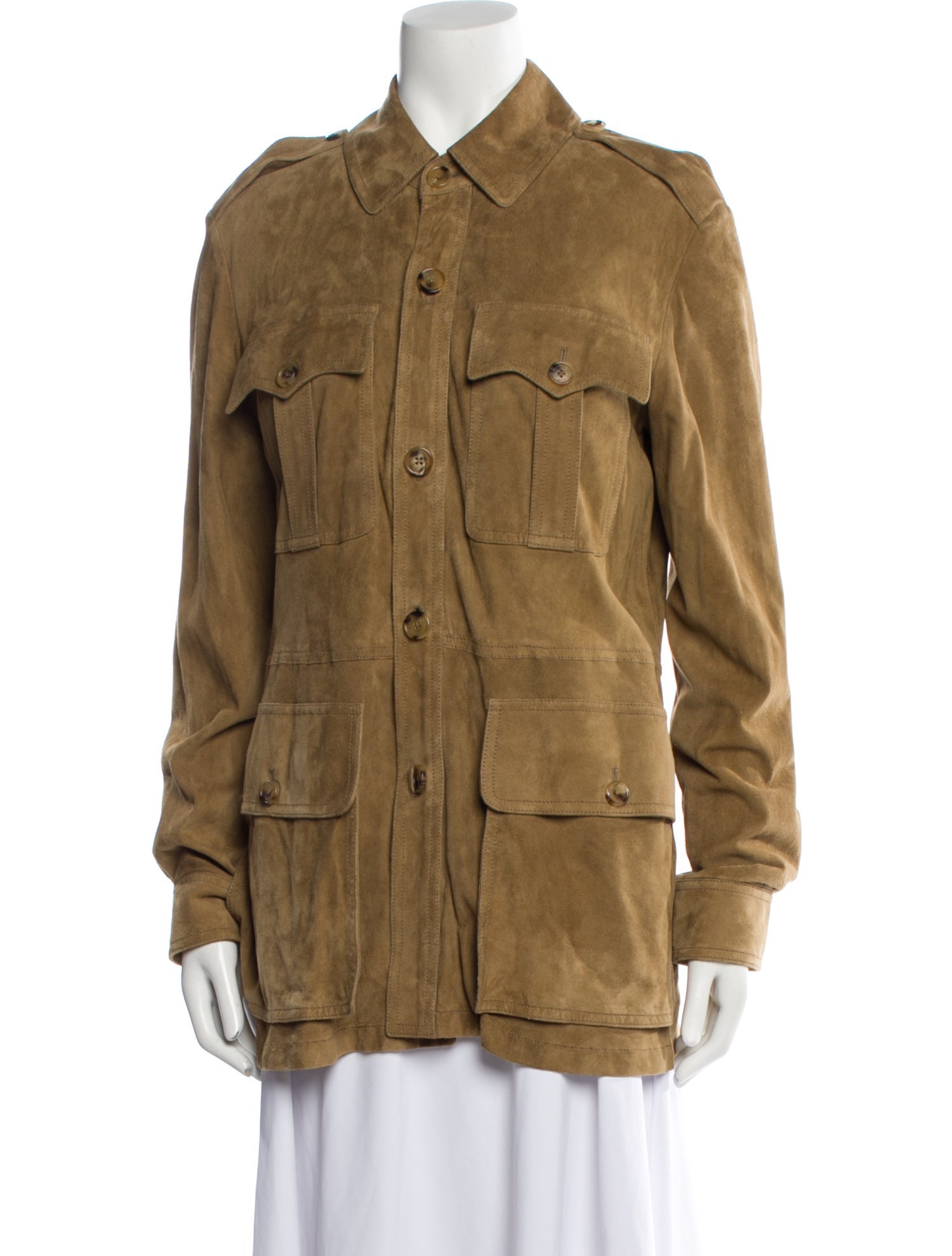 Ralph Lauren Collection Suede Utility Jacket