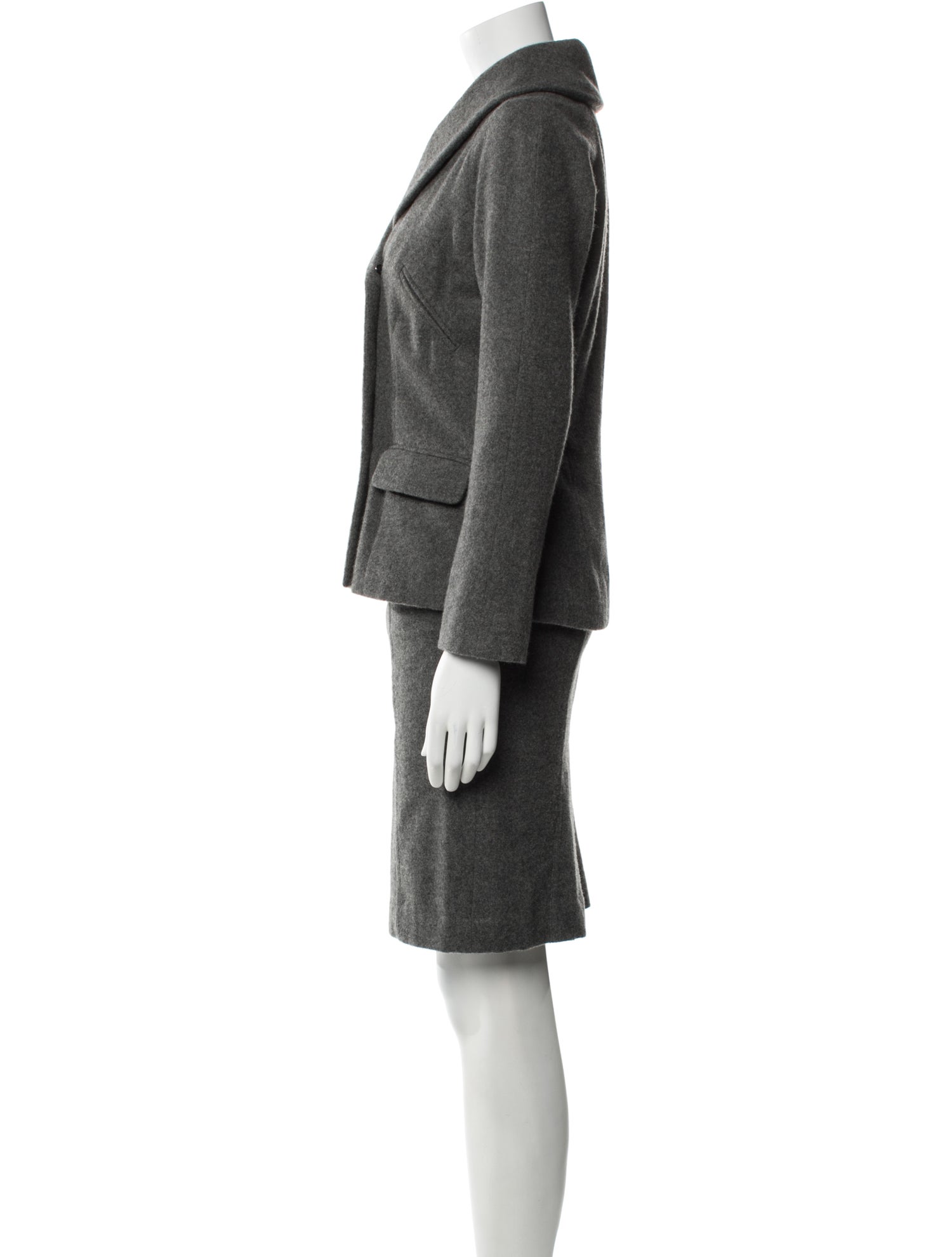 Ralph Lauren Collection Cashmere Skirt Suit
