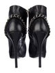 Ralph Lauren Collection Leather Chain-Link Accents Lace-Up Boots