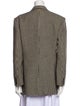 Ralph Lauren Collection Wool Houndstooth Print Blazer