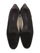 Ralph Lauren Collection Velvet Grosgrain Trim Flats