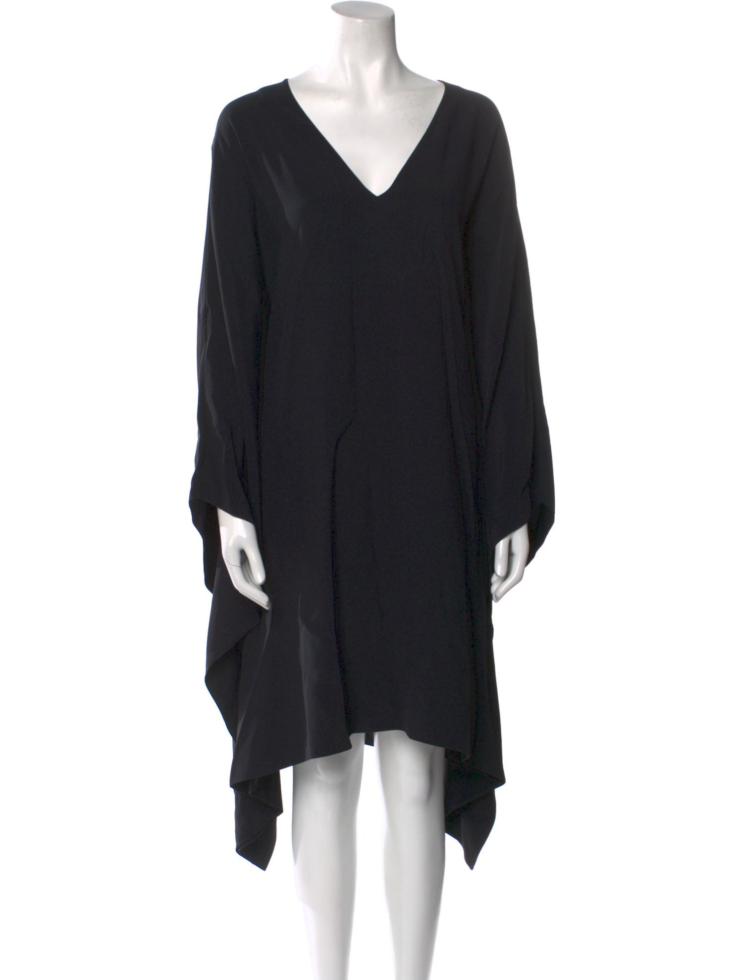 Ralph Lauren Collection V-Neck Midi Length Dress