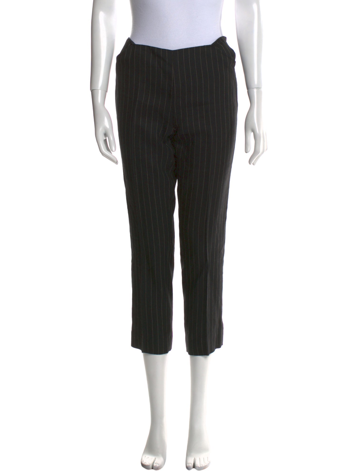 Ralph Lauren Collection Linen Straight Leg Pants