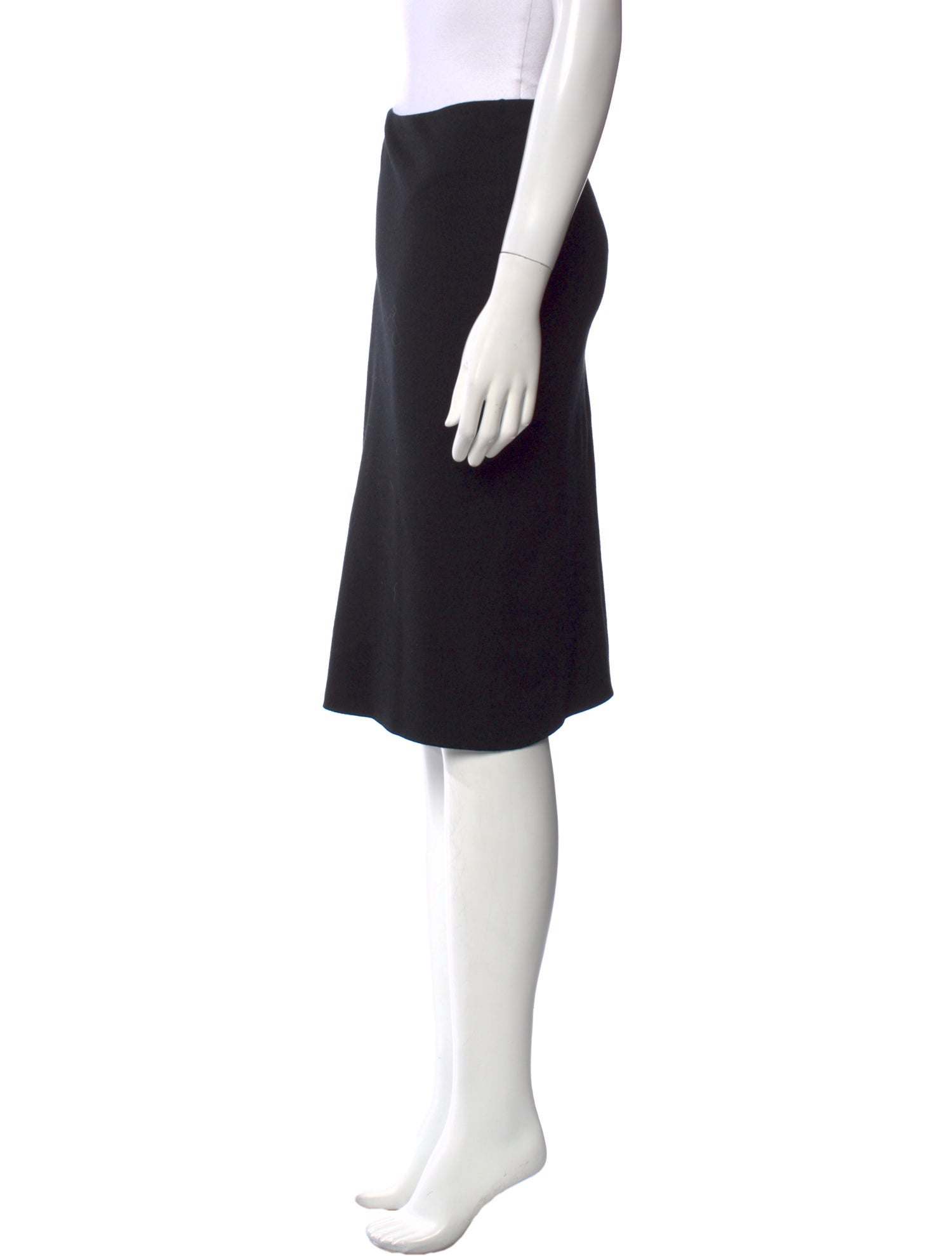 Ralph Lauren Collection Silk Knee-Length Skirt