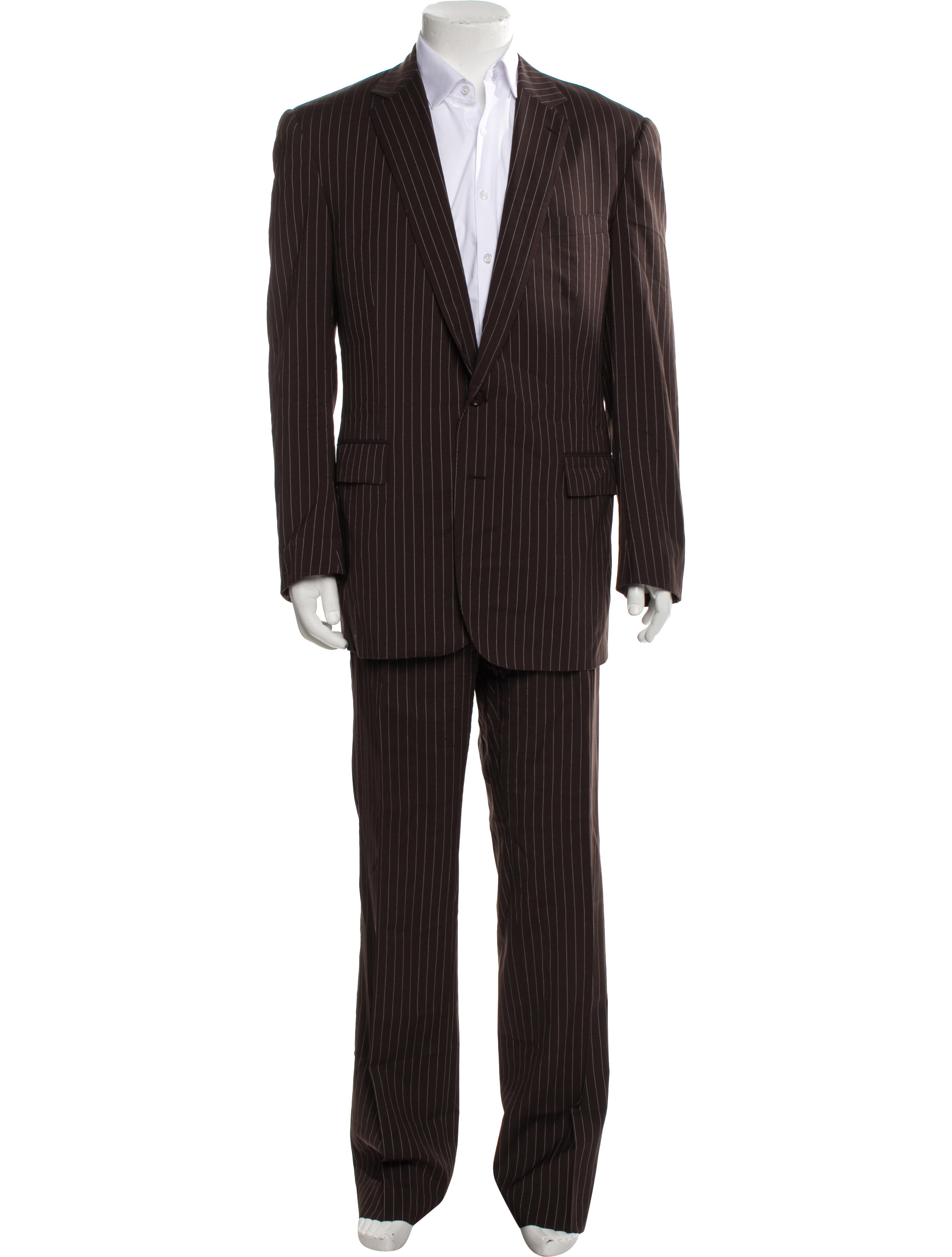 Ralph Lauren Black Label Wool Striped Two-Piece Suit