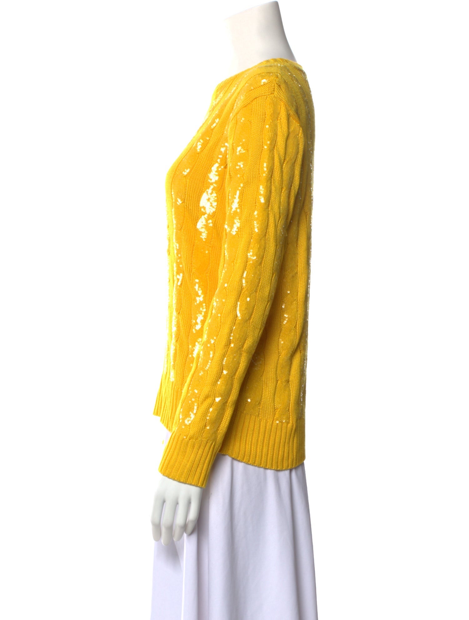 Ralph Lauren Collection Silk Printed Sweater