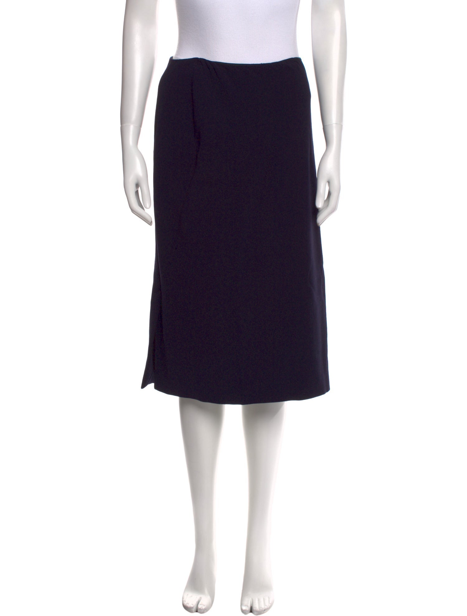 Ralph Lauren Collection Virgin Wool Knee-Length Skirt
