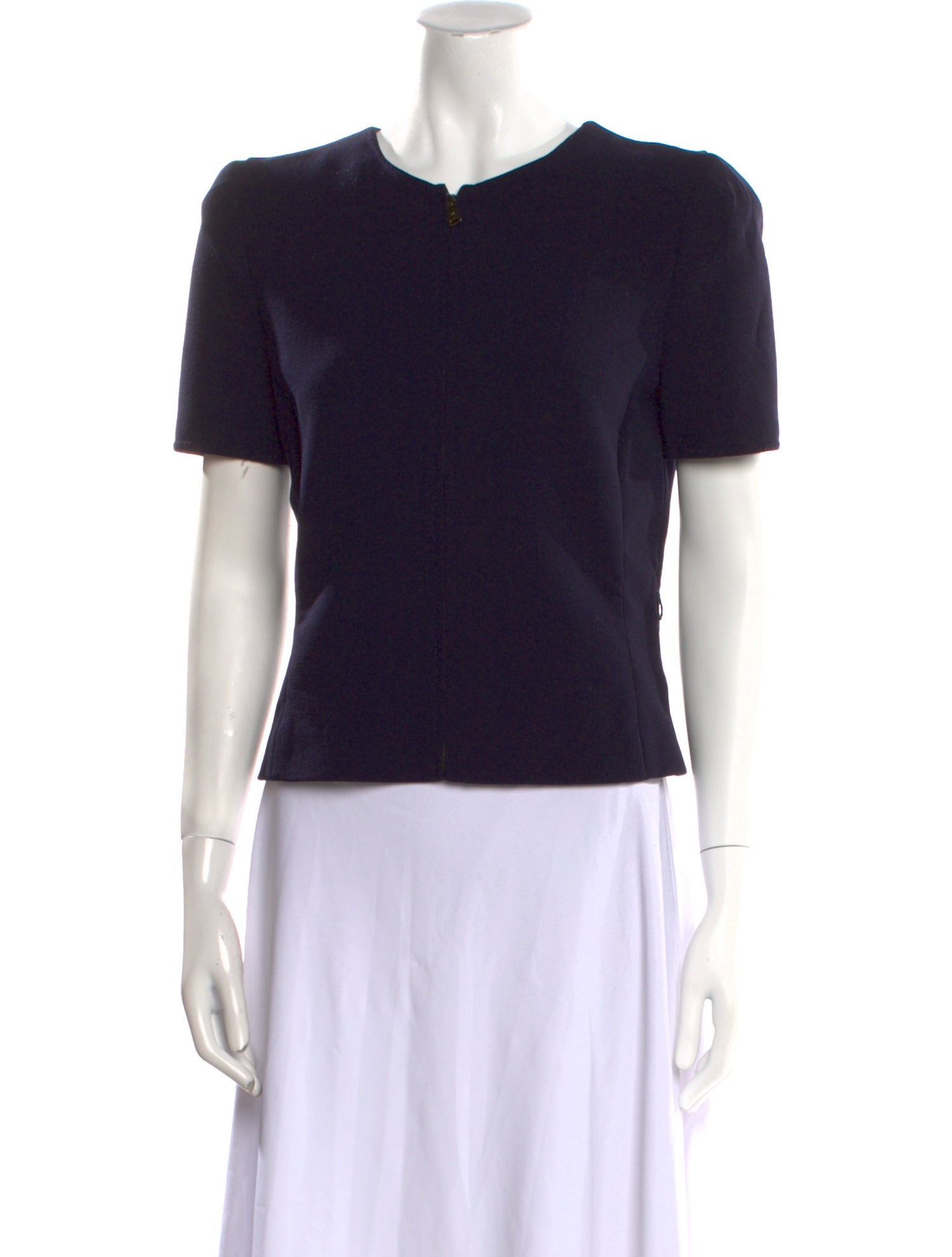 Ralph Lauren Collection Virgin Wool Crew Neck Top