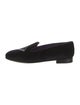 Ralph Lauren Collection Suede Embroidered Accent Loafers