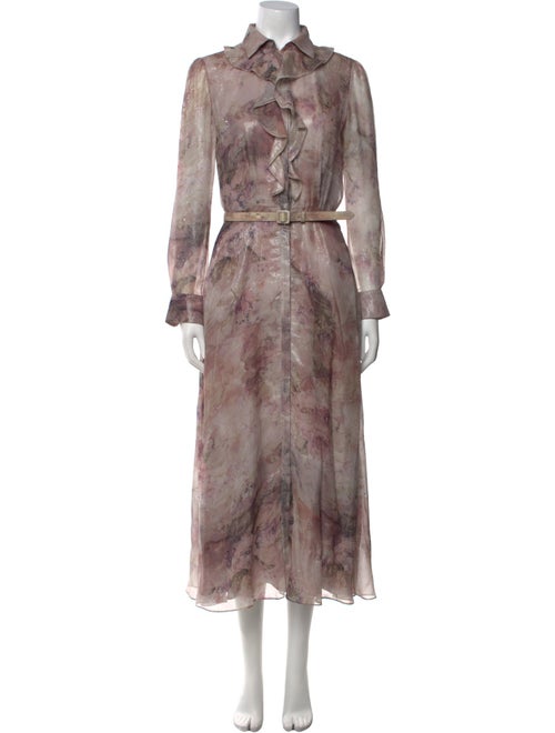 Ralph Lauren Collection Floral Print Long Dress