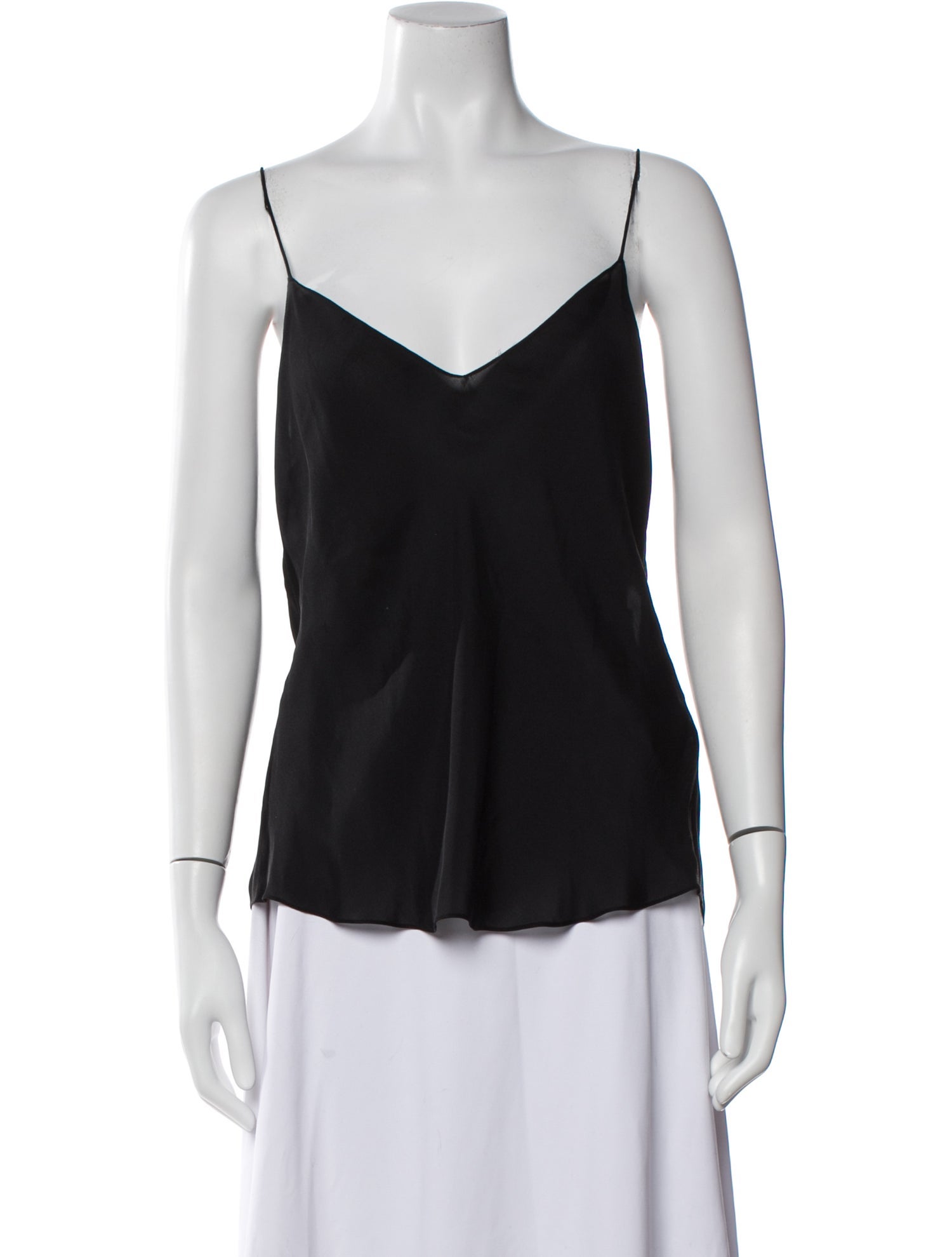 Ralph Lauren Collection Silk V-Neck Top