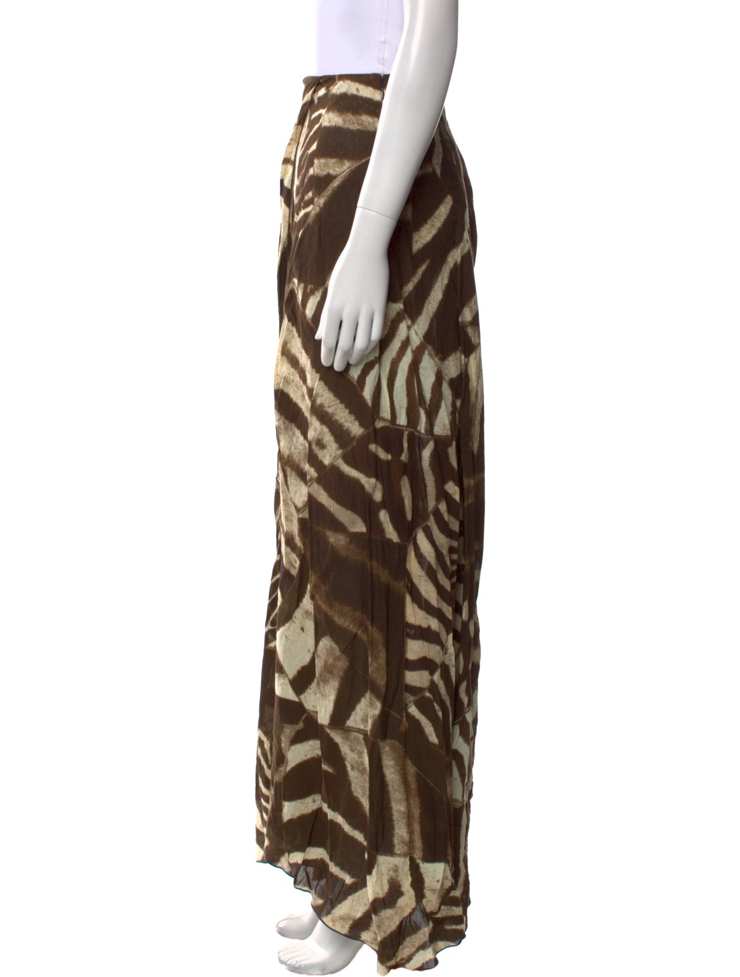 Ralph Lauren Collection Animal Print Long Skirt